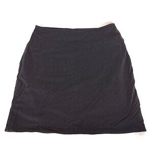 Icebreaker Merino Wool Skirt Black Gray Size Small